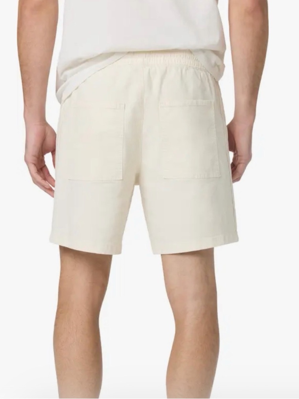 Hudson Jeans Mens Drawstring Short, whitecap - Picture 2 of 2